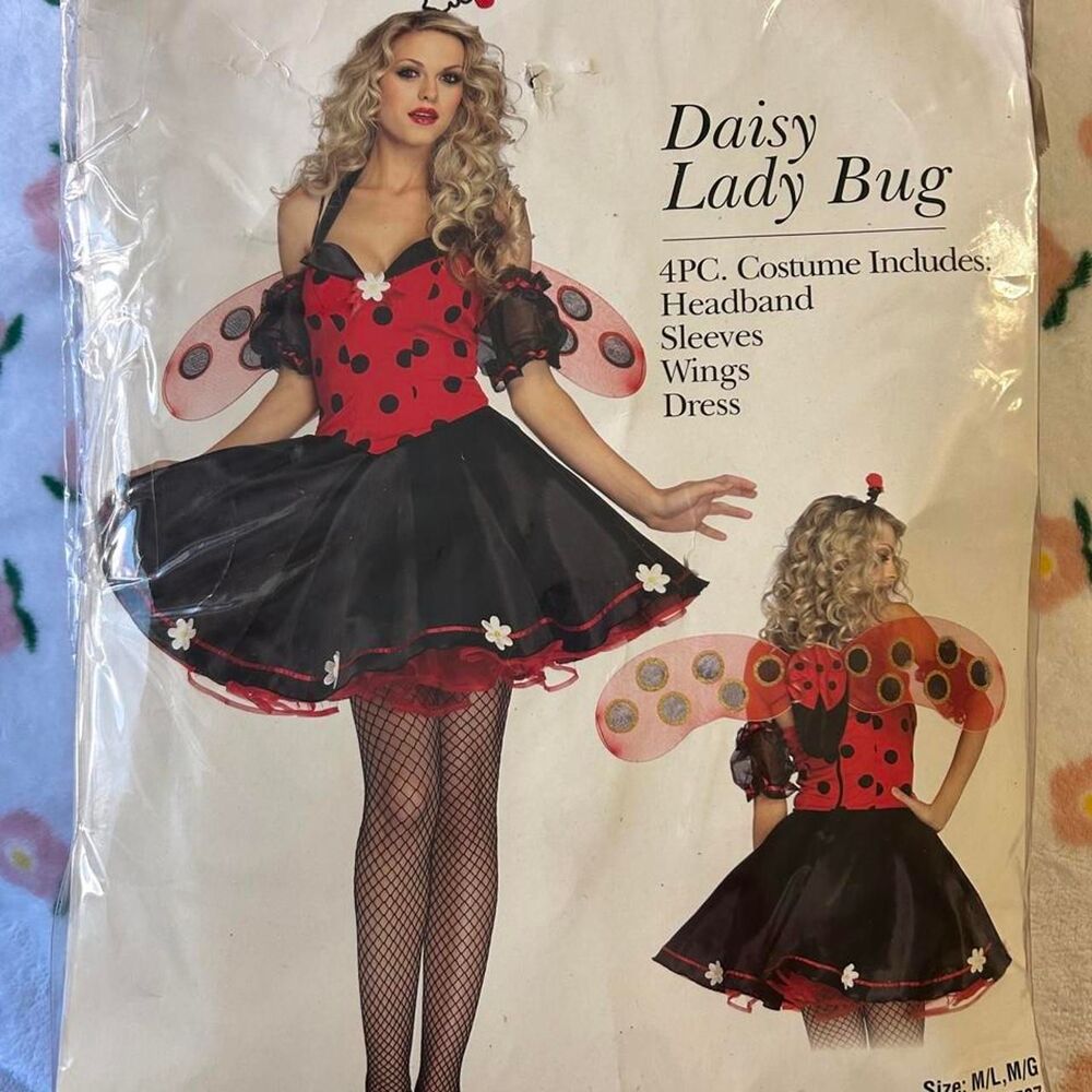 Leg-avenue Women's Red and Black Dress